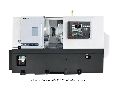 (1) Okuma Genos 300-M CNC Mill-turn Lathe